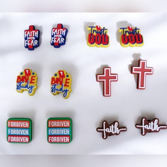 Religious Croc Charms - Picture 1 of 2